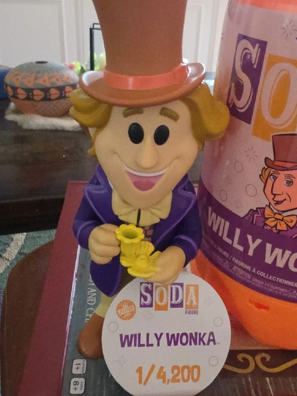 Funko Willy Wonka Soda Figure - Orange, Purple & Tan